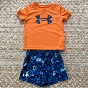 12 Month Under Armour Outfit - Shorts and T-Shirt